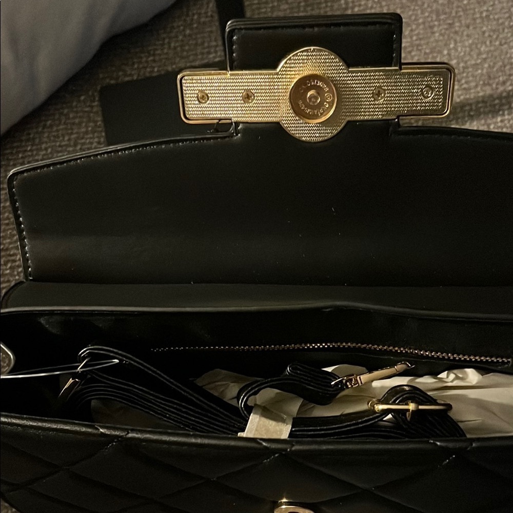 Valentino Orlandi Black Mini Quilted Bag​​​ - Picture 3 of 5